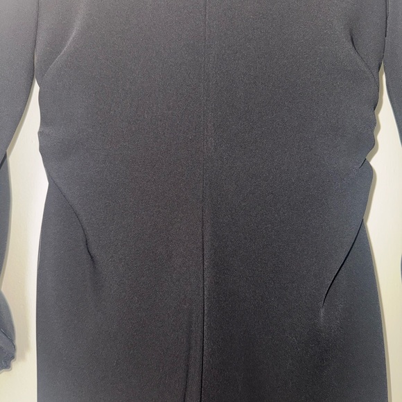 Zara Elegant Black Long Sleeve Dress - Picture 3 of 8